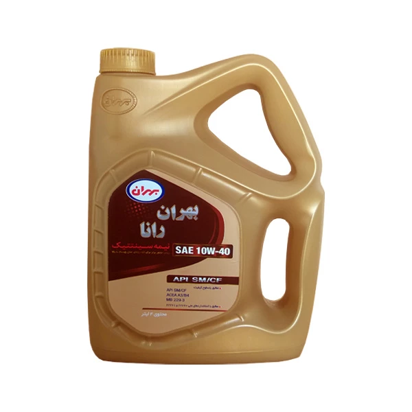 روغن موتور رانا بهران طلایی SM/CF 10W40 حجم 4 لیتر