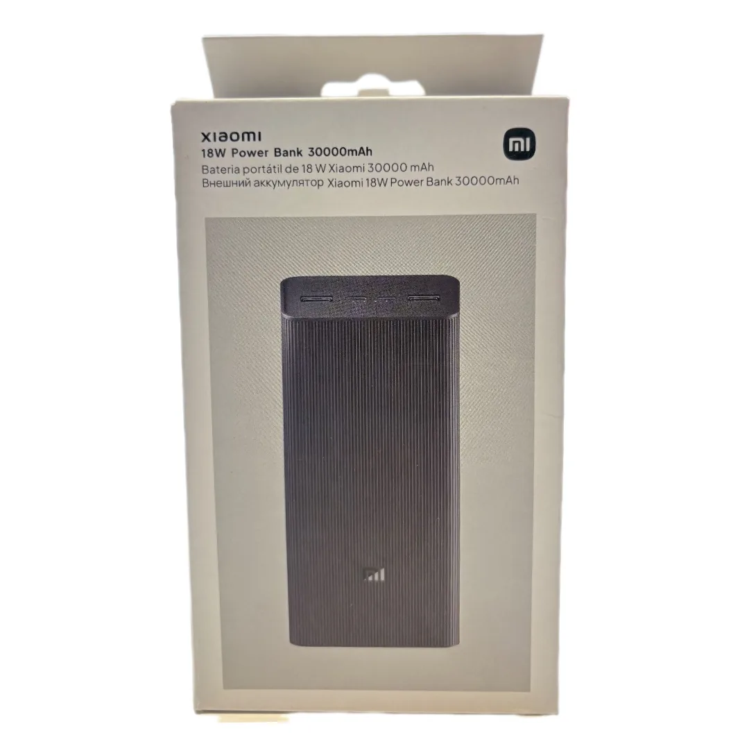 پاوربانک شیائومی مدل 30000mAh توان 18W